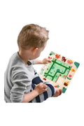 Joc Montessori de logică, tip puzzle 3D, Găsește Poteca, din lemn, 17,5 x 17,5 cm, 3+ ani