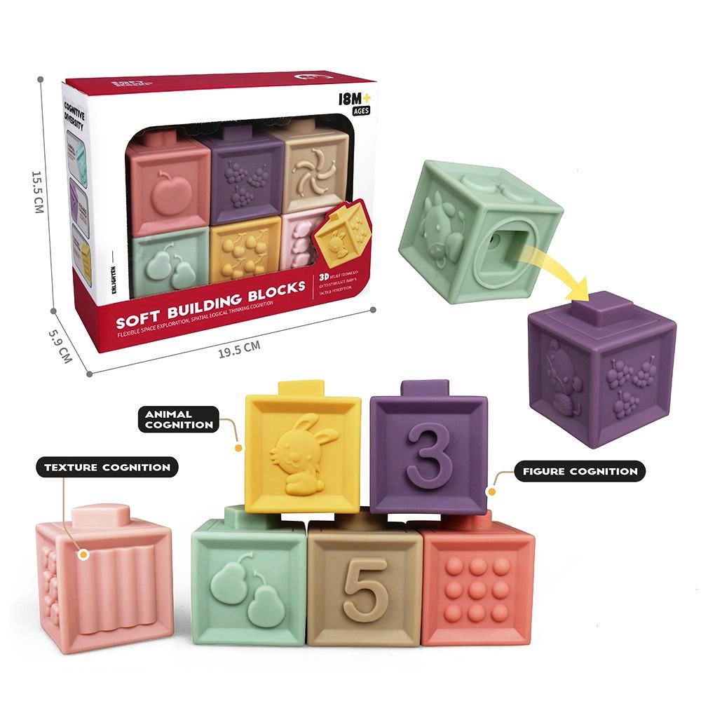 Cuburi din silicon – Set de 6 bucăți