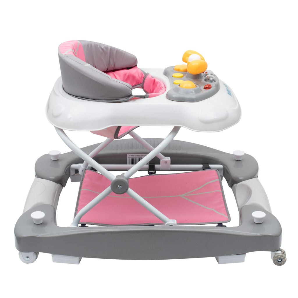 Premergător multimedia pentru bebeluși Baby Mix cu roți din silicon