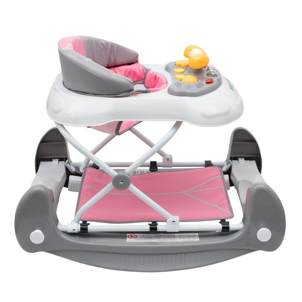 Premergător multimedia pentru bebeluși Baby Mix cu roți din silicon