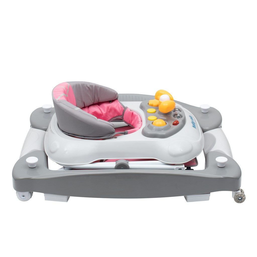 Premergător multimedia pentru bebeluși Baby Mix cu roți din silicon