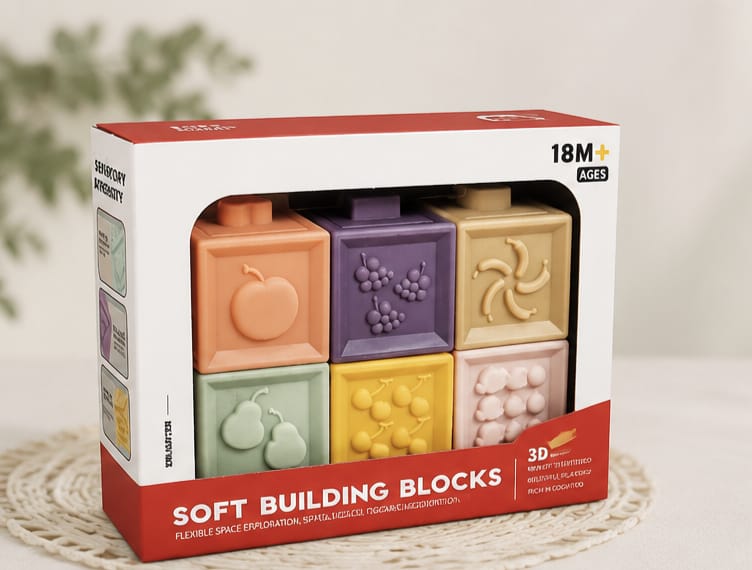 Cuburi din silicon – Set de 6 bucăți