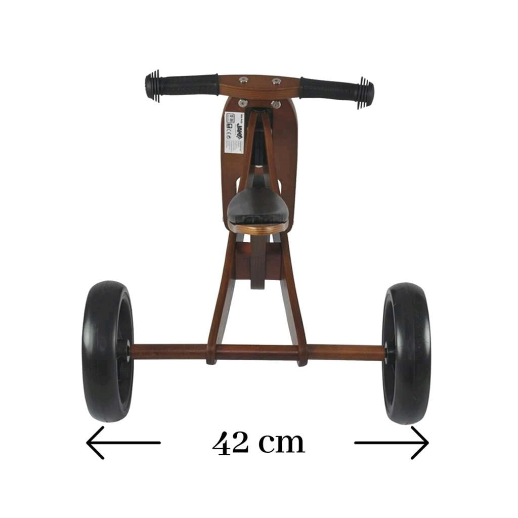 Bicicletă multifuncțională din lemn pentru copii Milly Mally Jake
