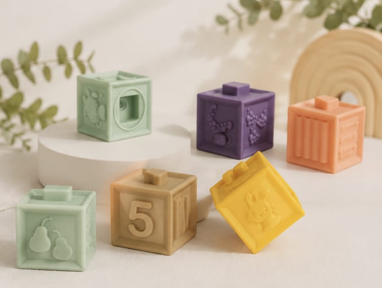 Cuburi din silicon – Set de 6 bucăți