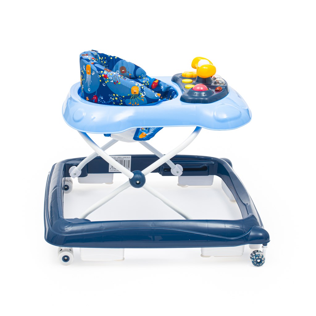 Premergător multimedia pentru bebeluși Baby Mix cu roți din silicon