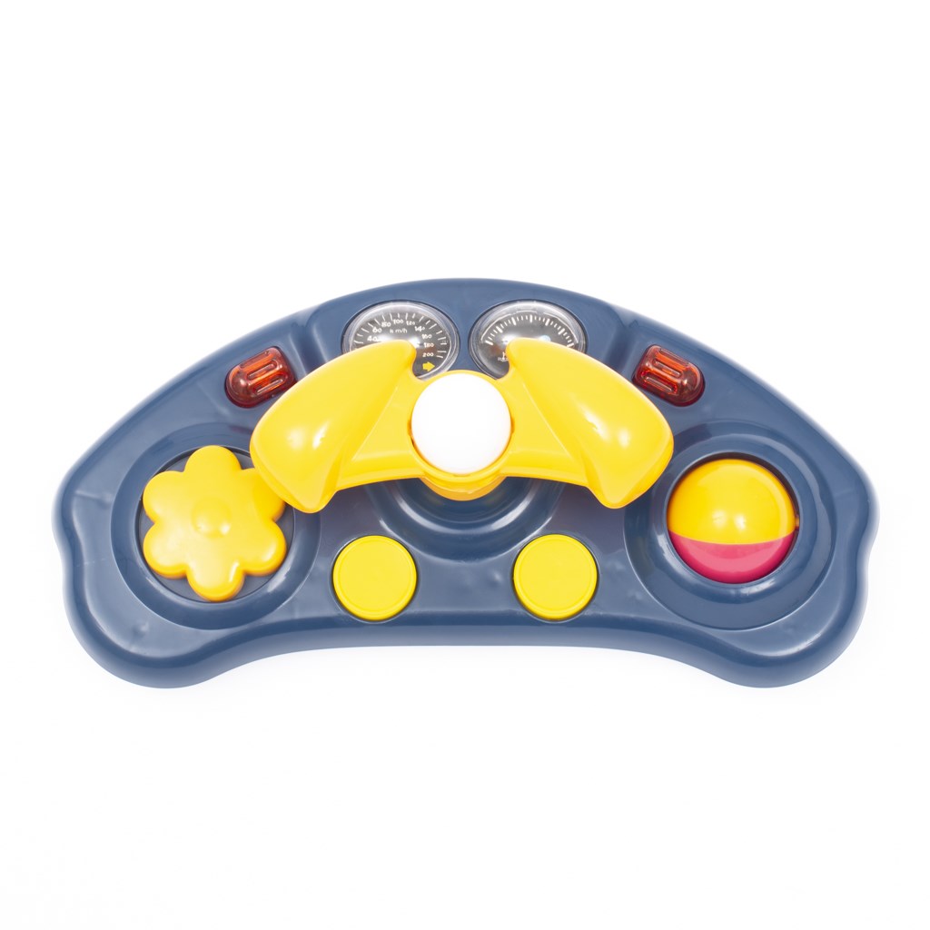 Premergător multimedia pentru bebeluși Baby Mix cu roți din silicon