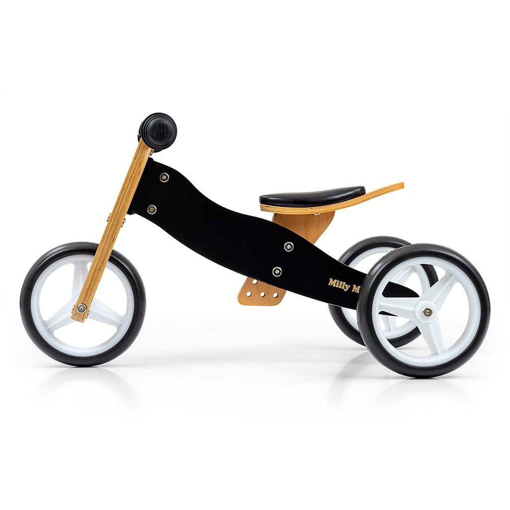 Bicicletă multifuncțională din lemn pentru copii Milly Mally Jake