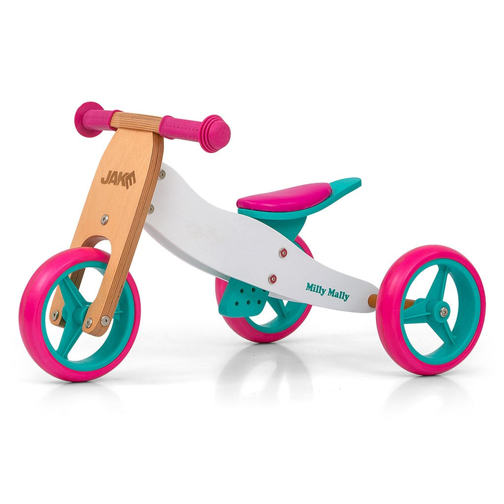 Bicicletă multifuncțională din lemn pentru copii Milly Mally Jake