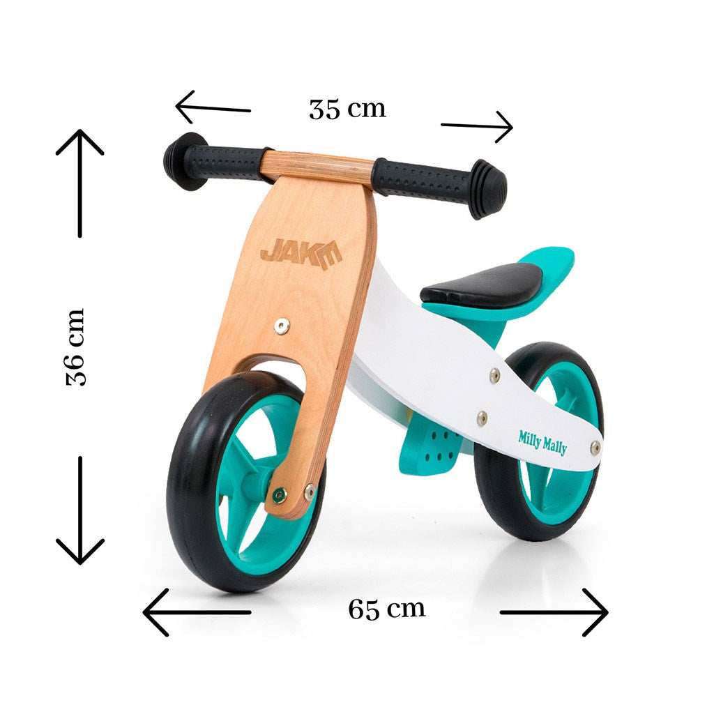 Bicicletă multifuncțională din lemn pentru copii Milly Mally Jake