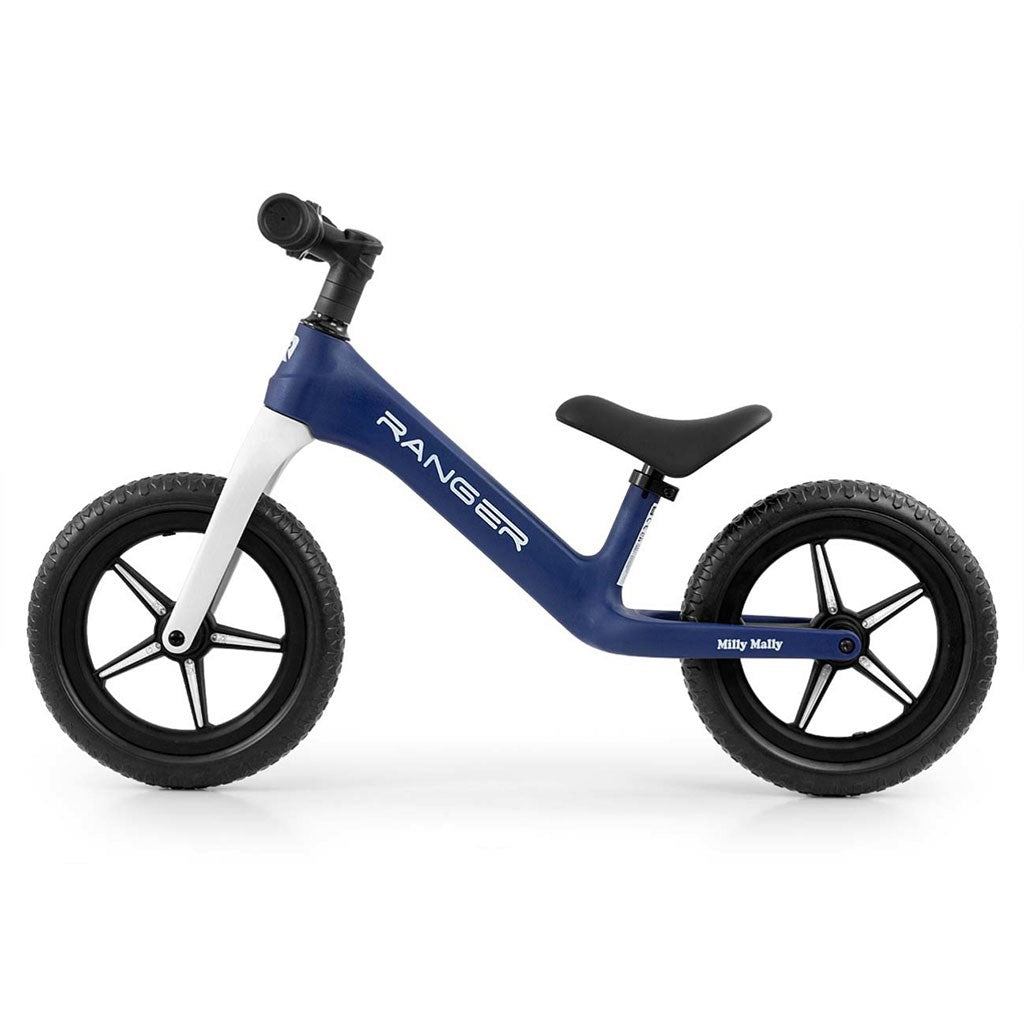 Bicicletă fără pedale Milly Mally Ranger Flash Navy