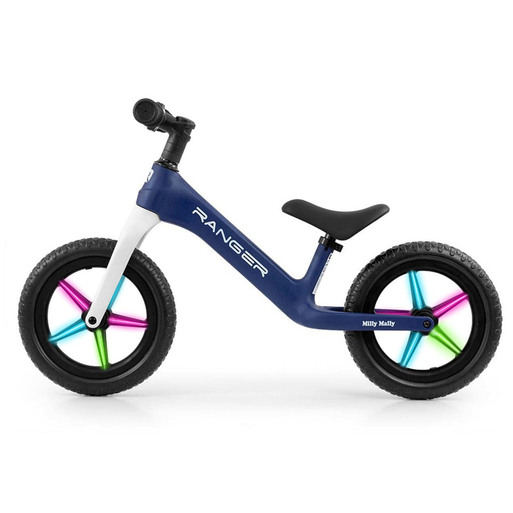 Bicicletă fără pedale Milly Mally Ranger Flash Navy