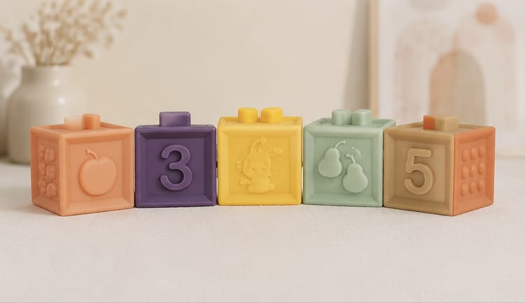 Cuburi din silicon – Set de 6 bucăți