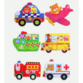 6 Puzzle-uri cu Piese Mari in Caseta Metalica – Masini (PUZZLE IN CUTIE METALICA)