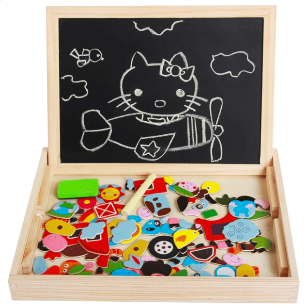 Tăblița Montessori din lemn – Fermă