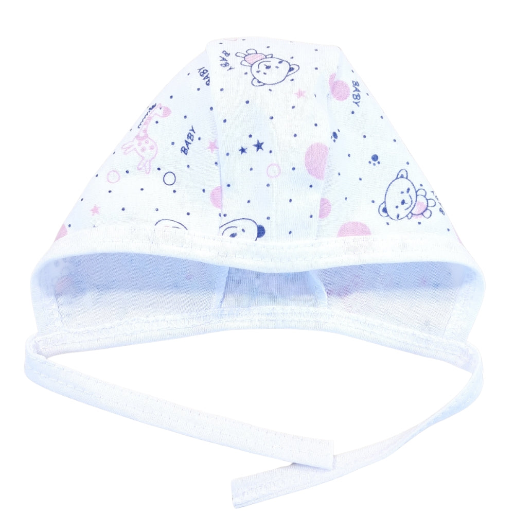 Body tip pieptar cu mănuși, pantalonași cu botoșei și căciuliță (bumbac 100%)