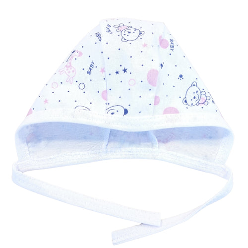 Body tip pieptar cu mănuși, pantalonași cu botoșei și căciuliță (bumbac 100%)