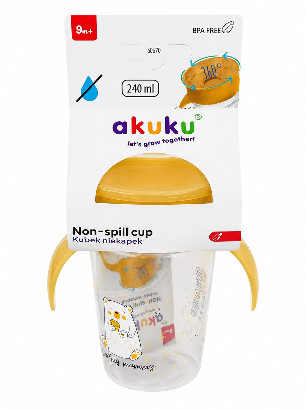 Cana anti-varsare 360 cu manere Akuku