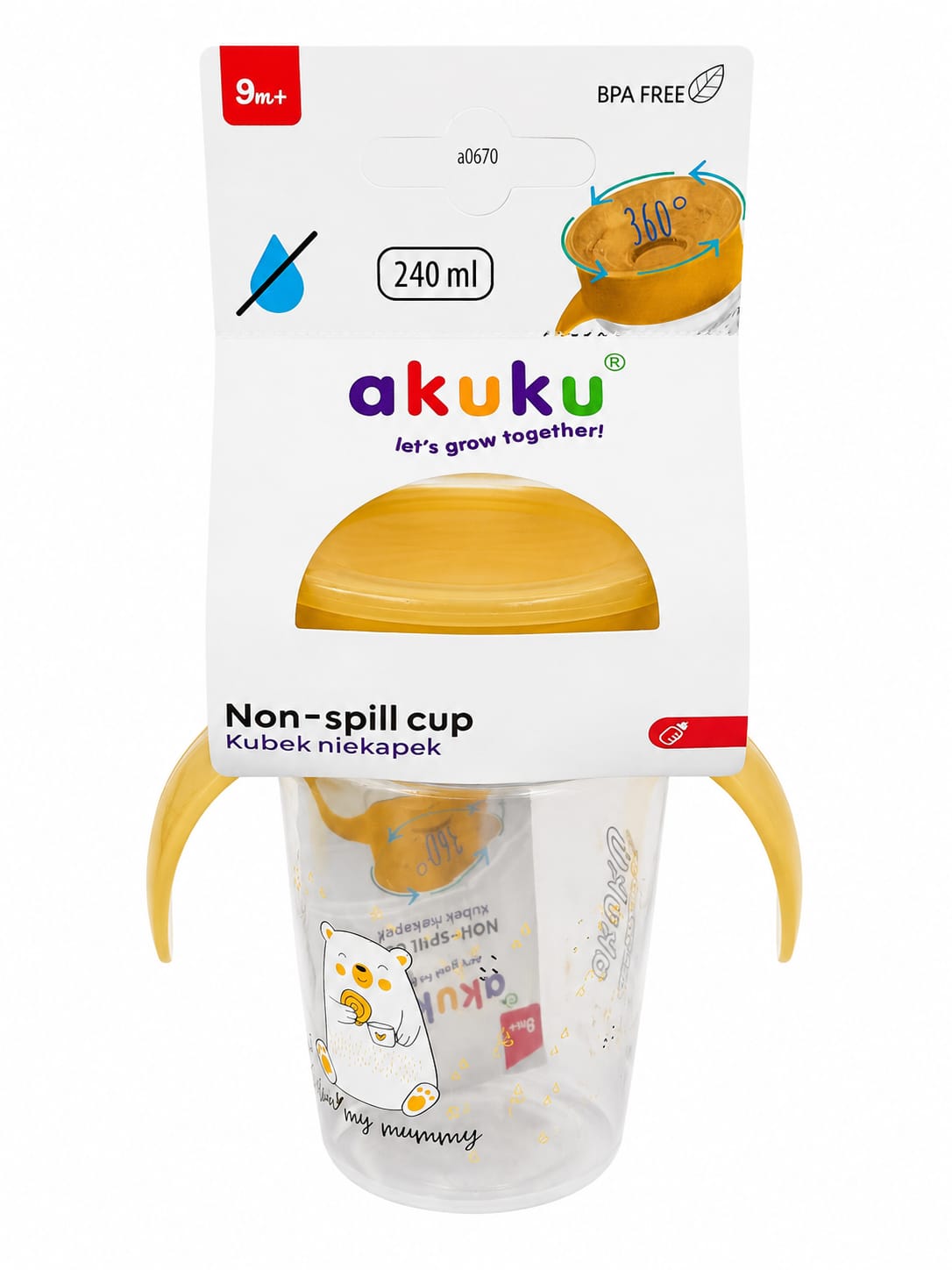 Cana anti-varsare 360 cu manere Akuku