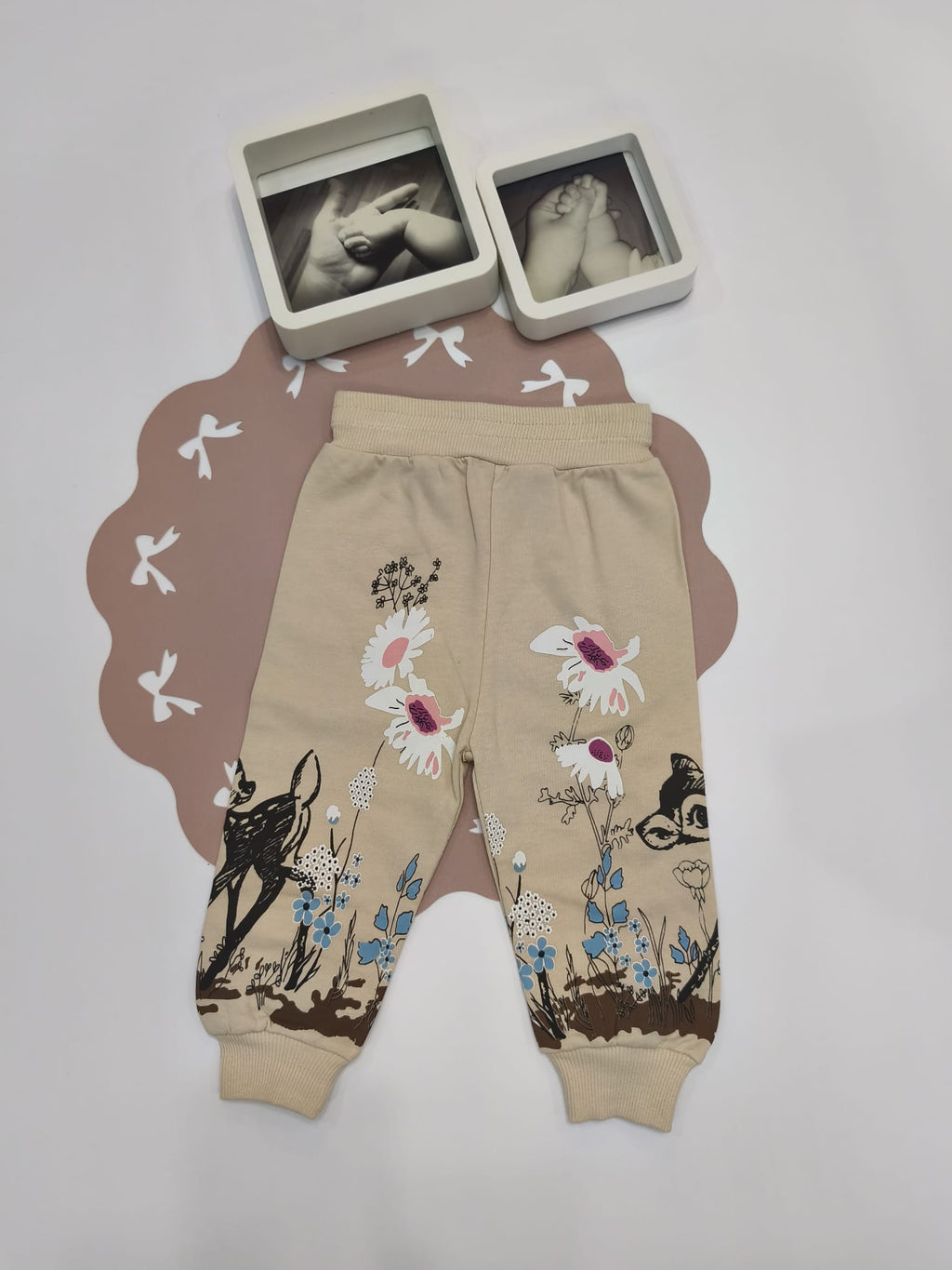 Set bluză și pantaloni cu imprimeu Bambi