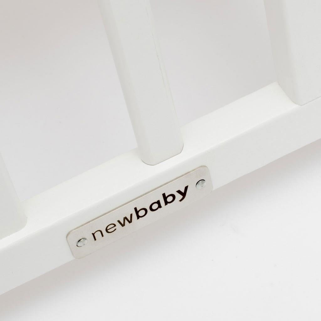 Pătuț pentru copii New Baby BASIC alb