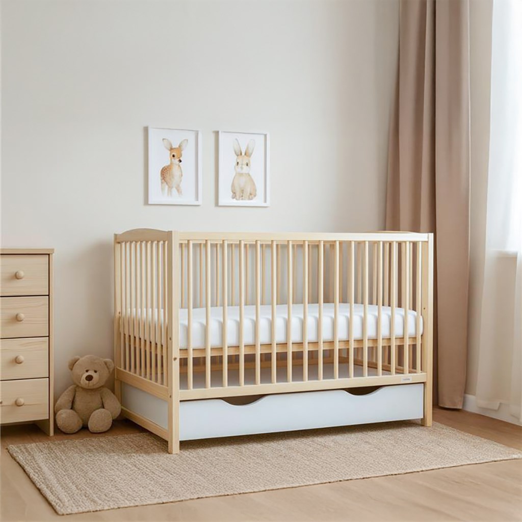 Pătuț pentru copii cu sertar New Baby LILLY
