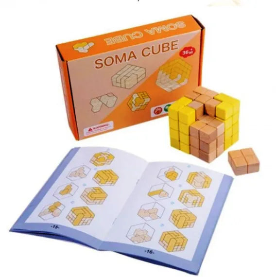 Cub Logic din lemn – Joc educativ pentru copii