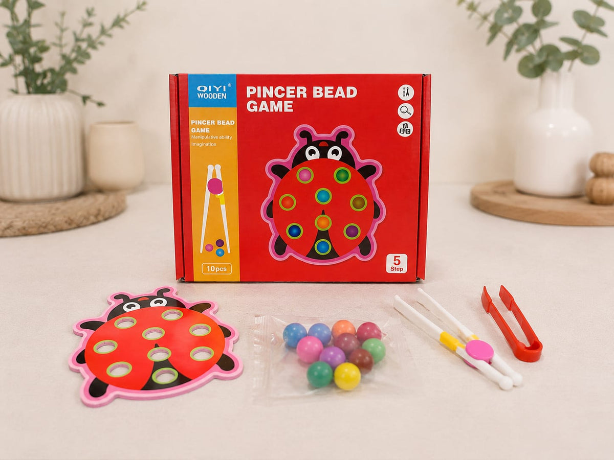 Montessori Gărgăriță din lemn cu bile