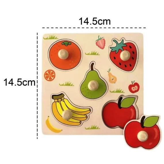 Baby Puzzle Încastru din Lemn