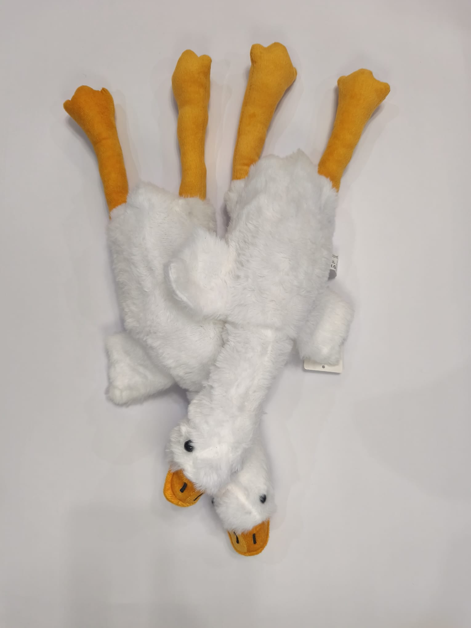 Jucărie de pluș gâscă albă 40 cm – pluș moale, design realist