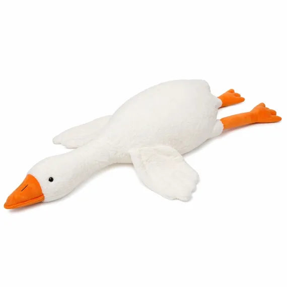 Jucărie de pluș gâscă albă 40 cm – pluș moale, design realist