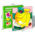 Puzzle din carton „Fructe” – 6 în 1